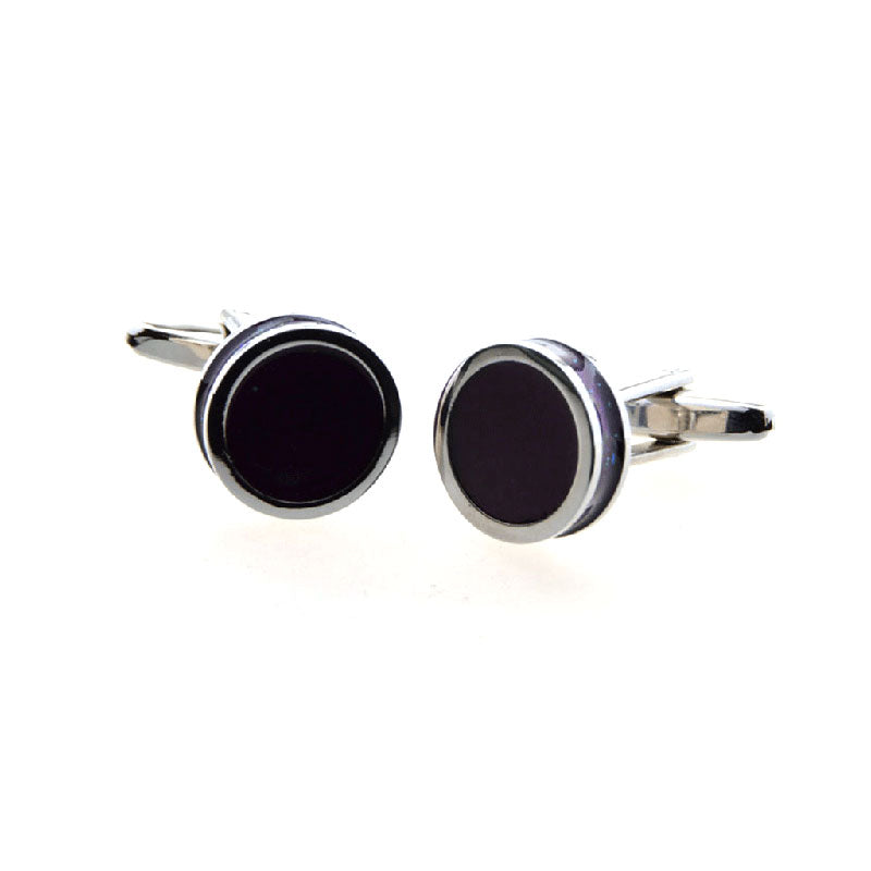 Enamel Dropping Glue Cufflinks