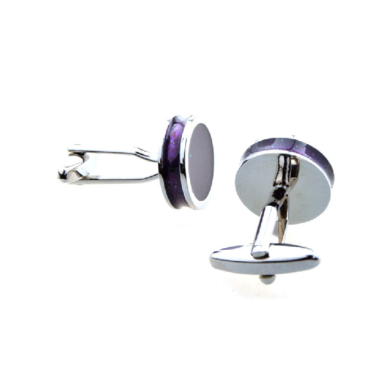 Enamel Dropping Glue Cufflinks