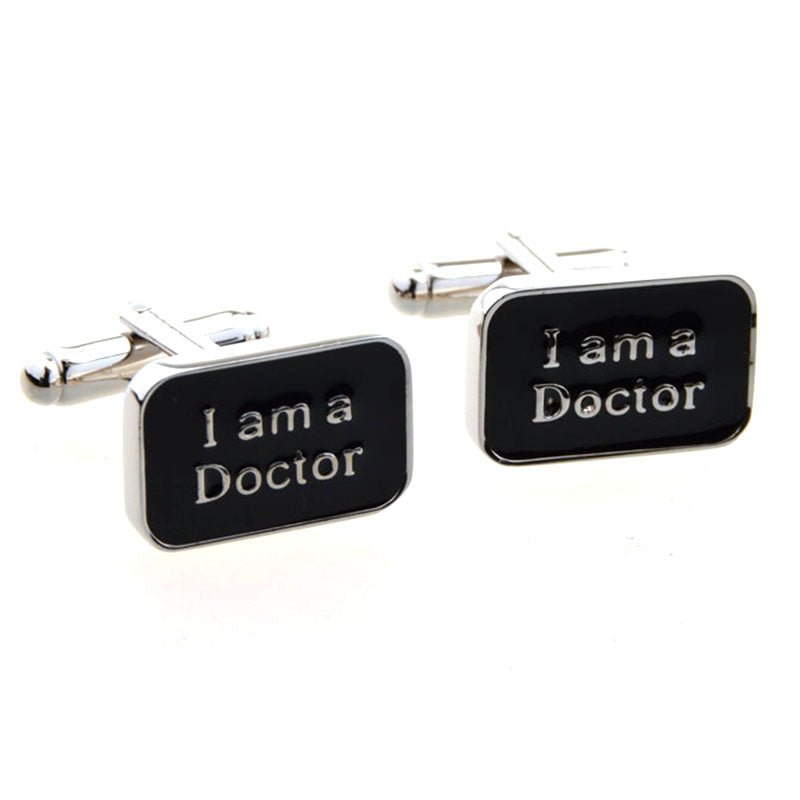 Festivals Wedding Reception Enamel Dropping Glue Cufflinks