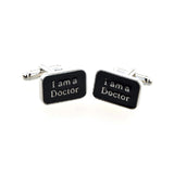 Festivals Wedding Reception Enamel Dropping Glue Cufflinks