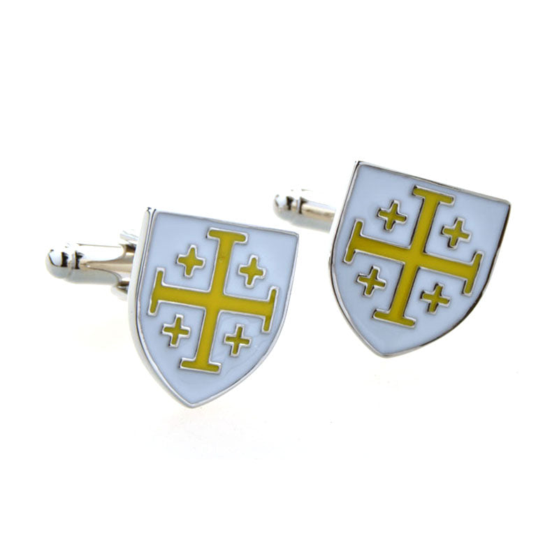 Enamel Dropping Glue Cufflinks