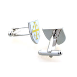Enamel Dropping Glue Cufflinks