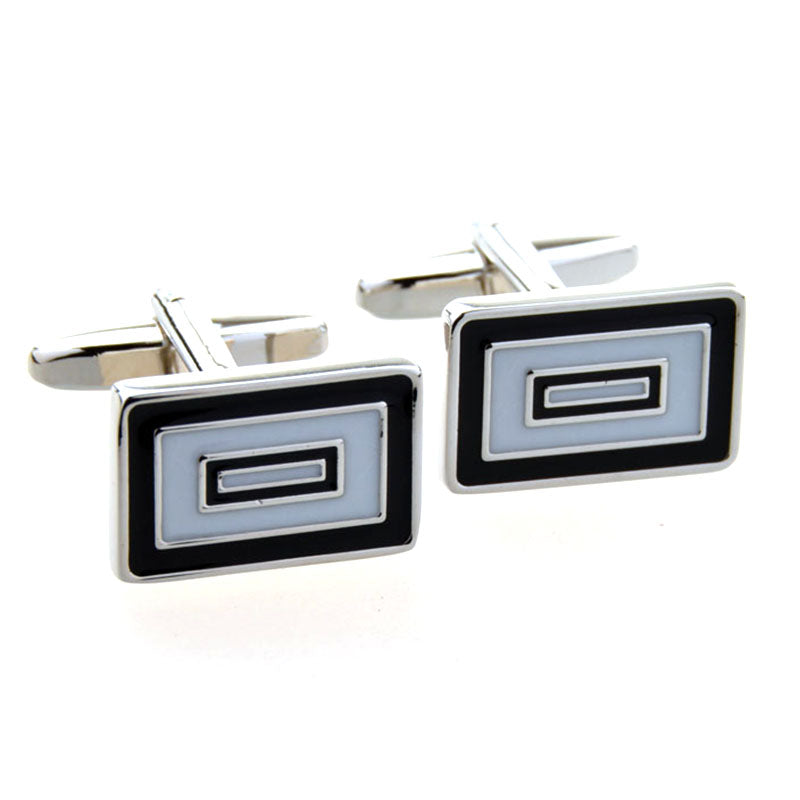 Enamel Dropping Glue Cufflinks