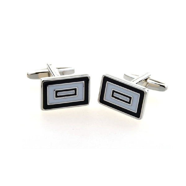 Enamel Dropping Glue Cufflinks
