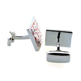 Enamel Dropping Glue Cufflinks