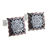 Enamel Dropping Glue Cufflinks