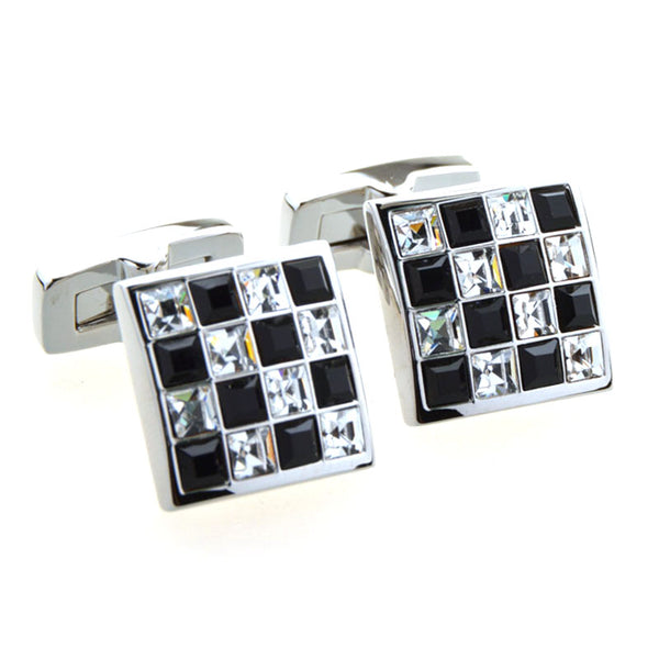 Crystal Zircon Cufflinks