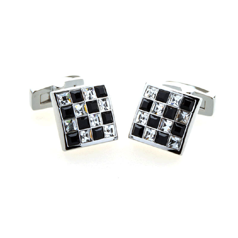 Crystal Zircon Cufflinks