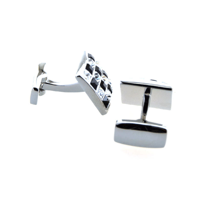 Crystal Zircon Cufflinks