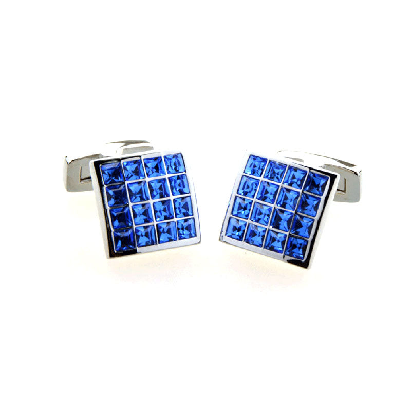 Crystal Zircon Cufflinks