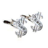 Crystal Zircon Cufflinks