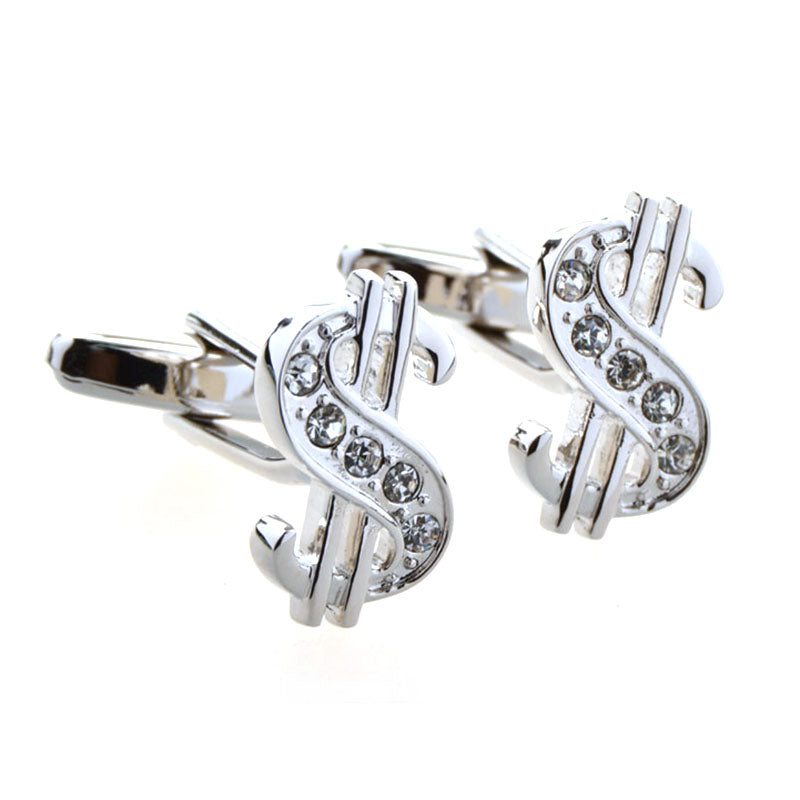 Crystal Zircon Cufflinks