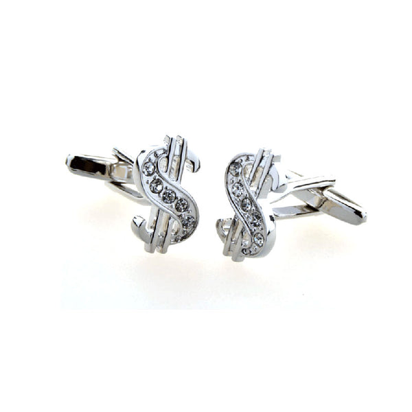 Crystal Zircon Cufflinks