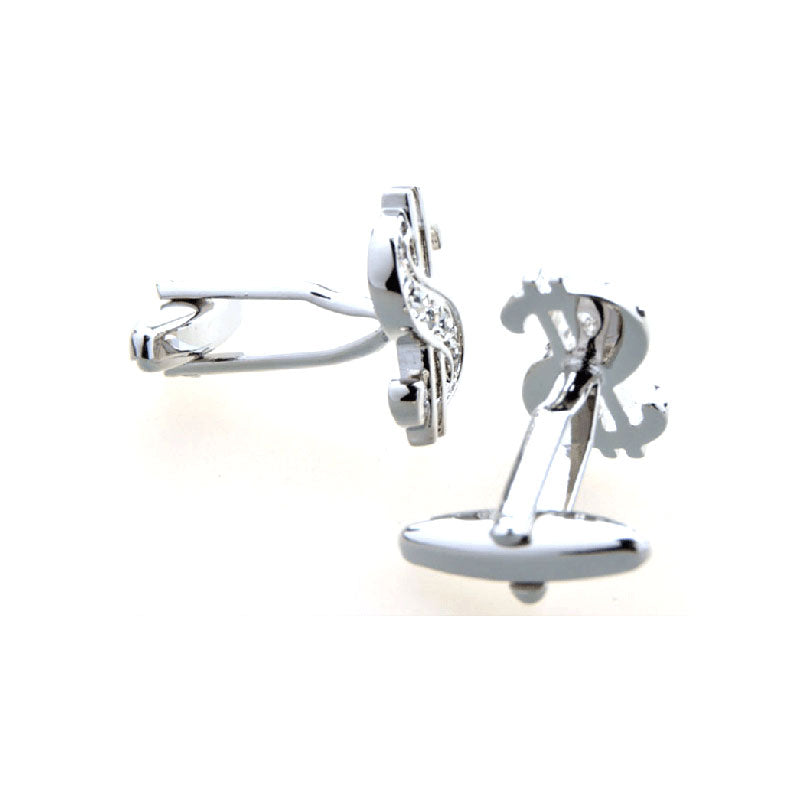 Crystal Zircon Cufflinks