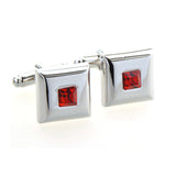 Crystal Zircon Cufflinks