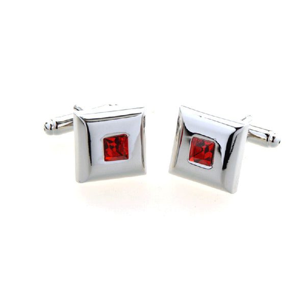 Crystal Zircon Cufflinks