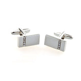 Crystal Zircon Cufflinks