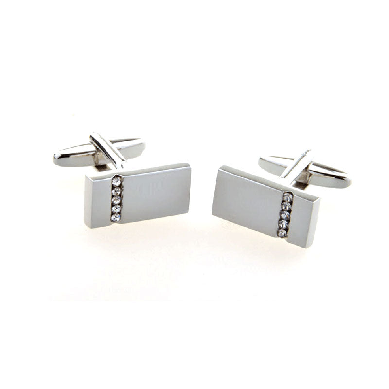 Crystal Zircon Cufflinks