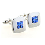 Crystal Zircon Cufflinks