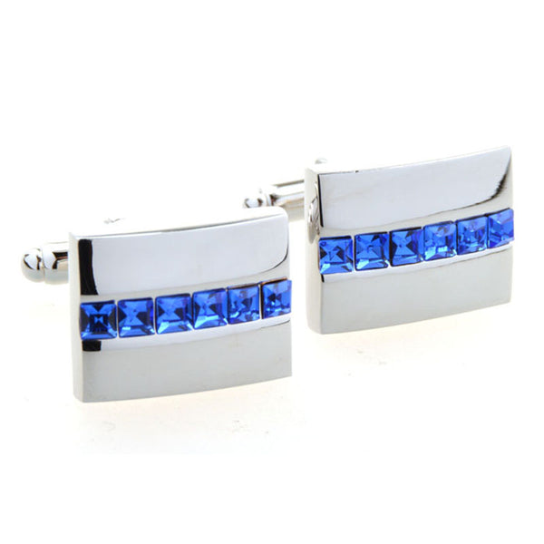 Crystal Zircon Cufflinks