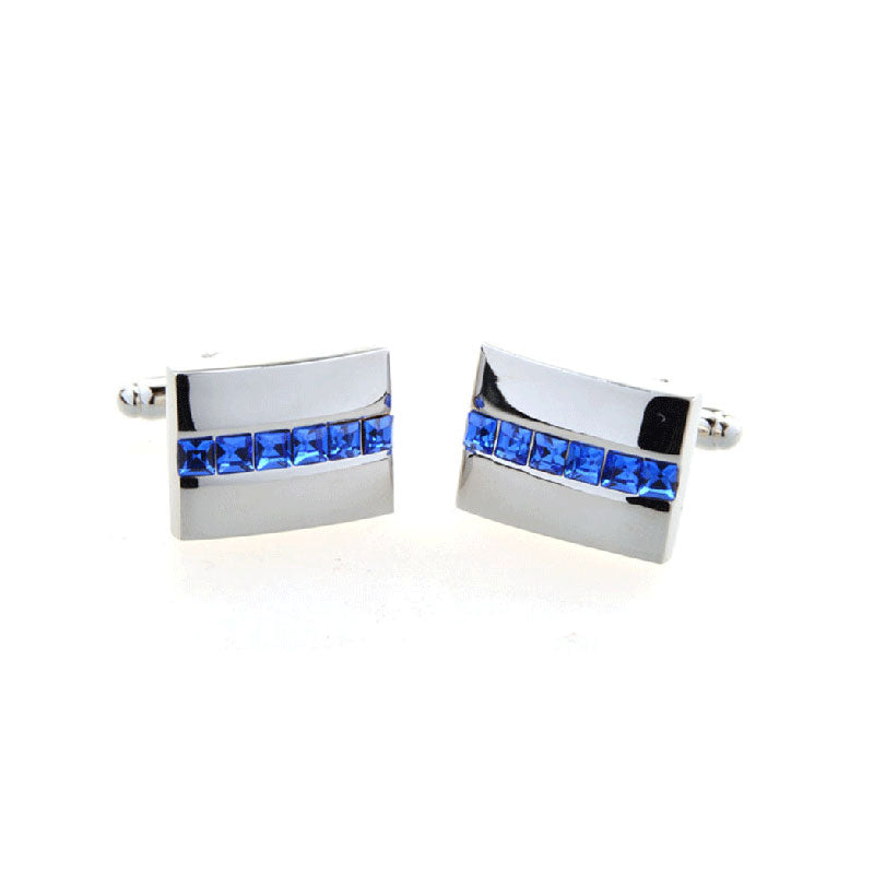 Crystal Zircon Cufflinks