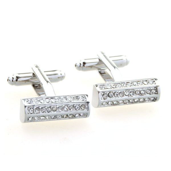 Crystal Zircon Cufflinks