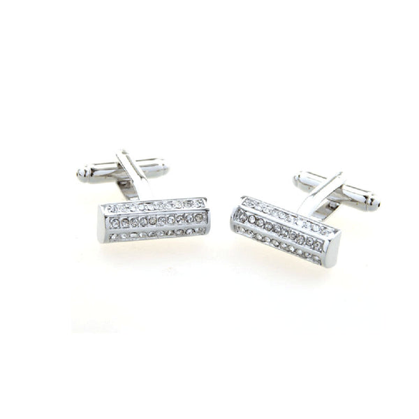 Crystal Zircon Cufflinks