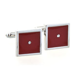 Enamel Dropping Glue Cufflinks