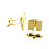 Plain Colour Metal Cufflinks