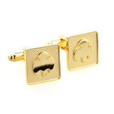 Plain Colour Metal Cufflinks