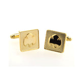 Plain Colour Metal Cufflinks