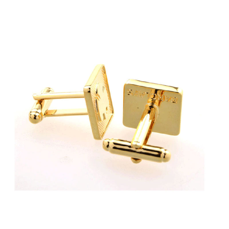 Plain Colour Metal Cufflinks