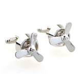 Sports Technology Plain Colour Metal Cufflinks