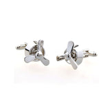 Sports Technology Plain Colour Metal Cufflinks