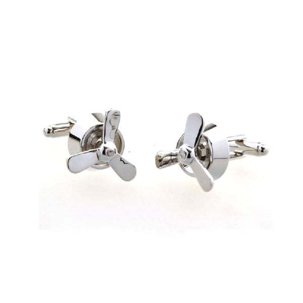 Sports Technology Plain Colour Metal Cufflinks