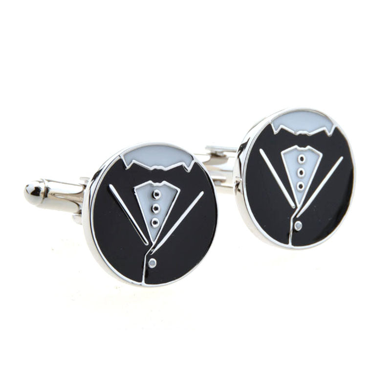 Cartoon Anime Enamel Dropping Glue Cufflinks