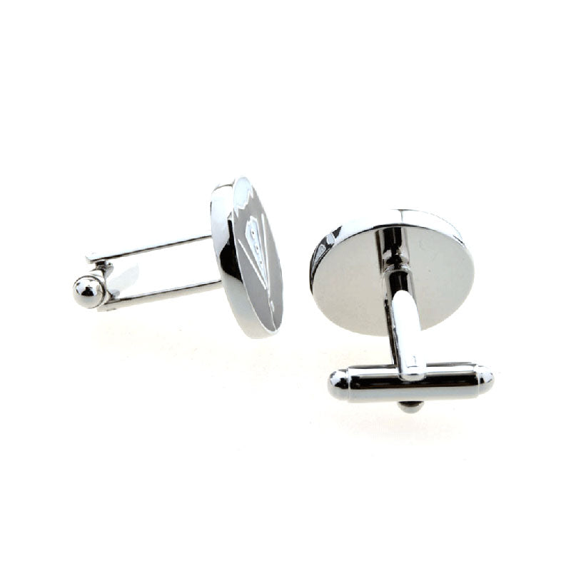 Cartoon Anime Enamel Dropping Glue Cufflinks