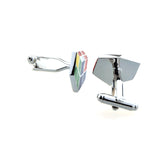 Cartoon Anime Enamel Dropping Glue Cufflinks