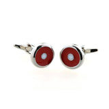 Enamel Dropping Glue Cufflinks