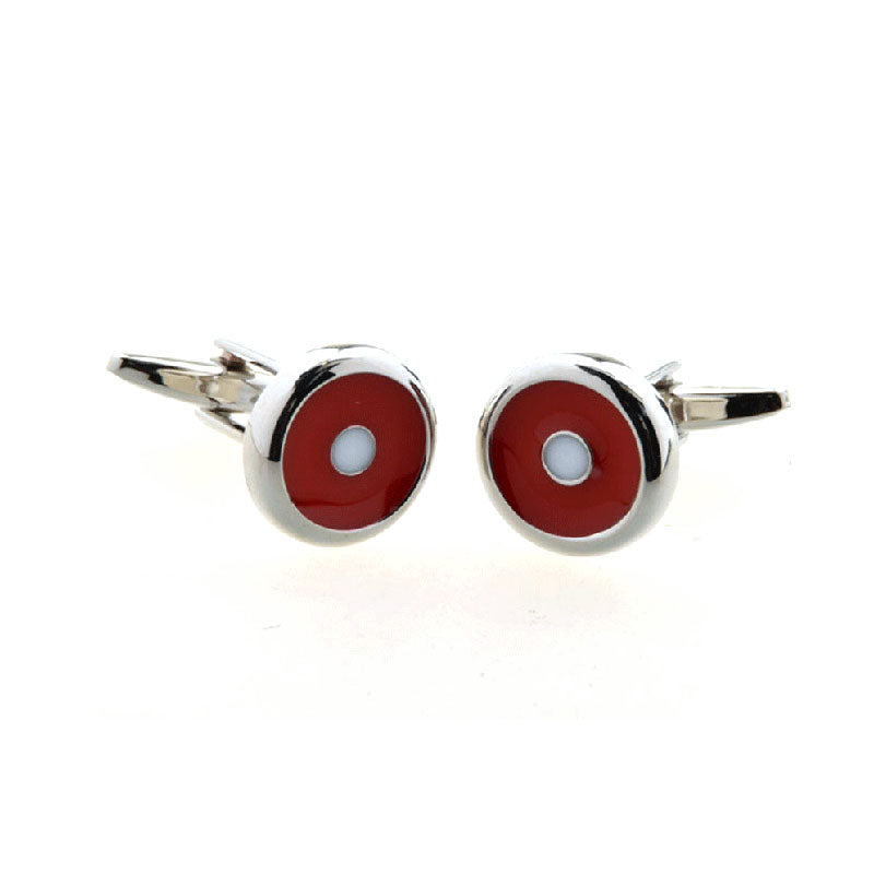 Enamel Dropping Glue Cufflinks