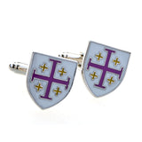 Enamel Dropping Glue Cufflinks