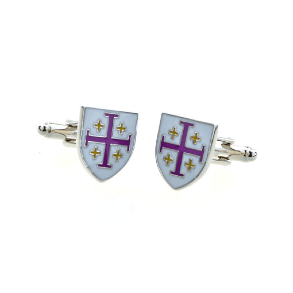 Enamel Dropping Glue Cufflinks