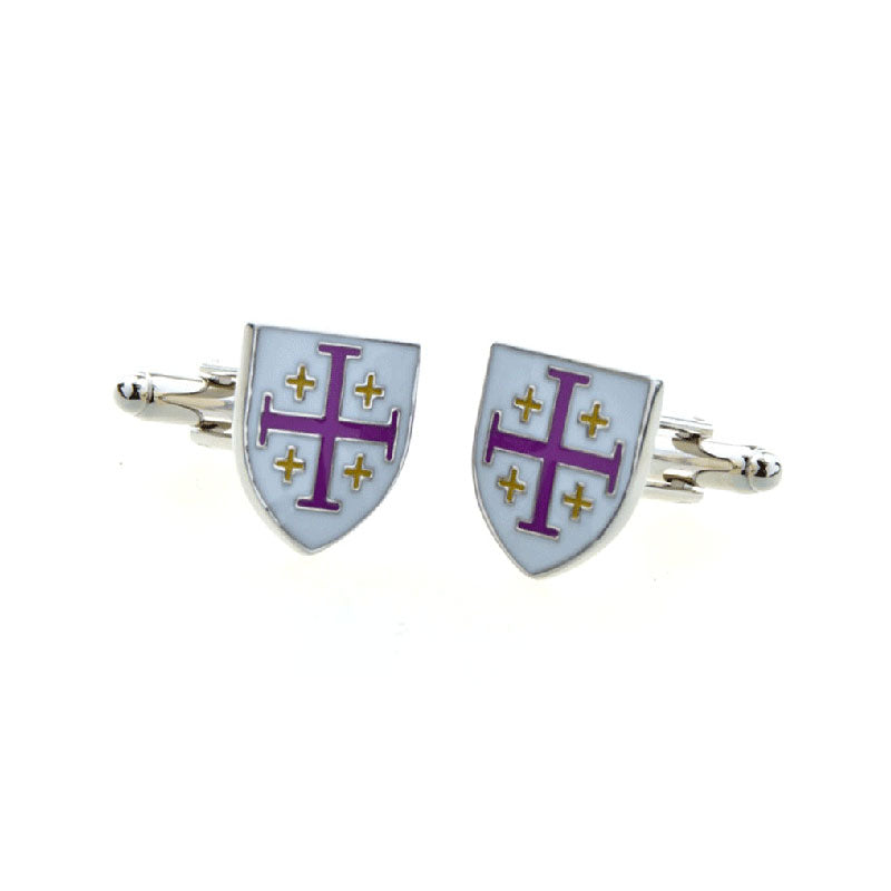 Enamel Dropping Glue Cufflinks