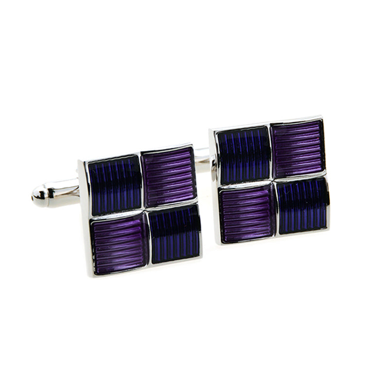 Enamel Dropping Glue Cufflinks