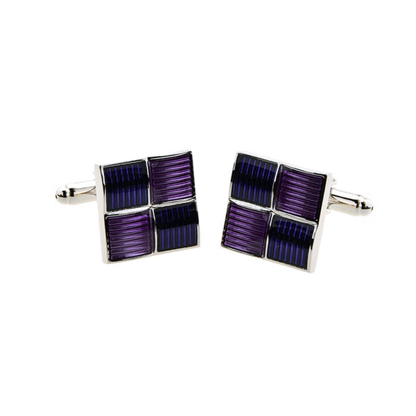 Enamel Dropping Glue Cufflinks