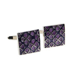 Enamel Dropping Glue Cufflinks