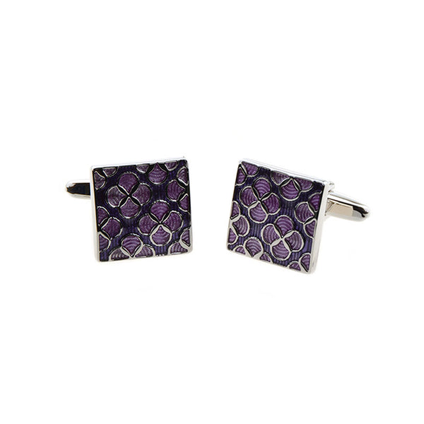 Enamel Dropping Glue Cufflinks