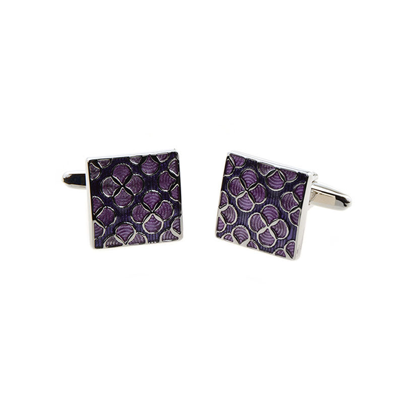 Enamel Dropping Glue Cufflinks