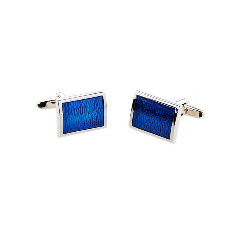Enamel Dropping Glue Cufflinks