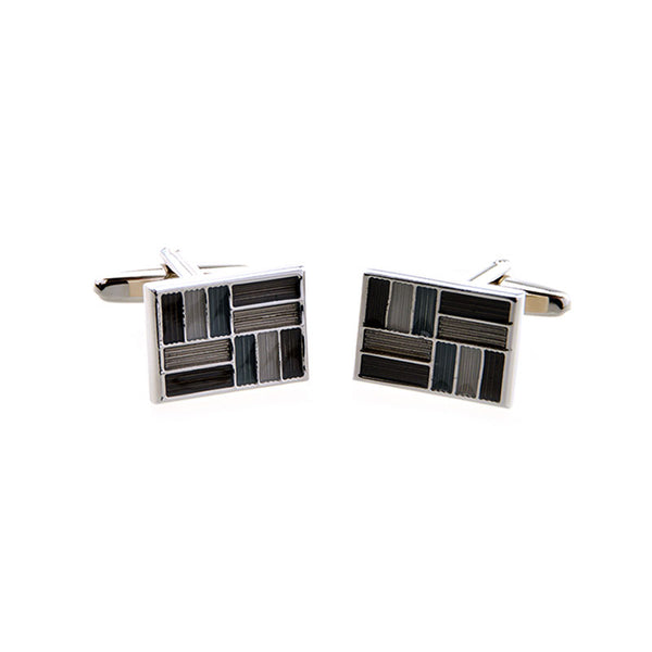 Enamel Dropping Glue Cufflinks